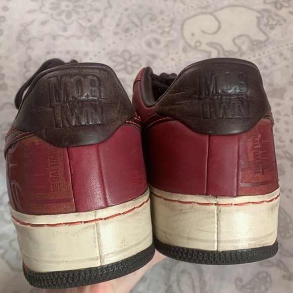 Nike Air Force 1 Low Baltimore The Dome 316077-621 Red Boulder Sz 13 - Picture 6 of 11